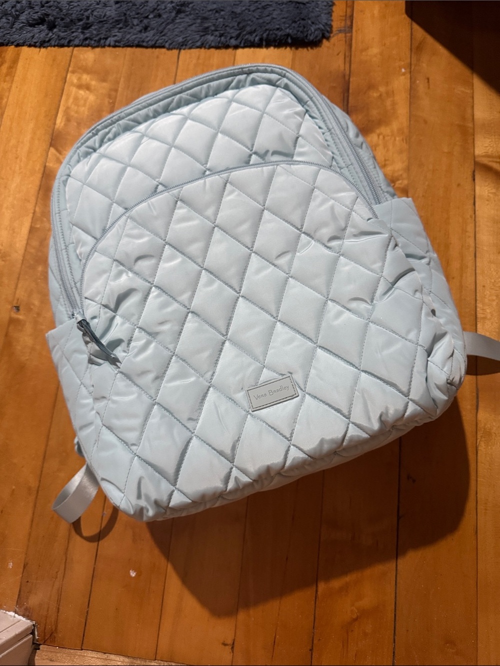 Vera Bradley Quilted Blue Backpack